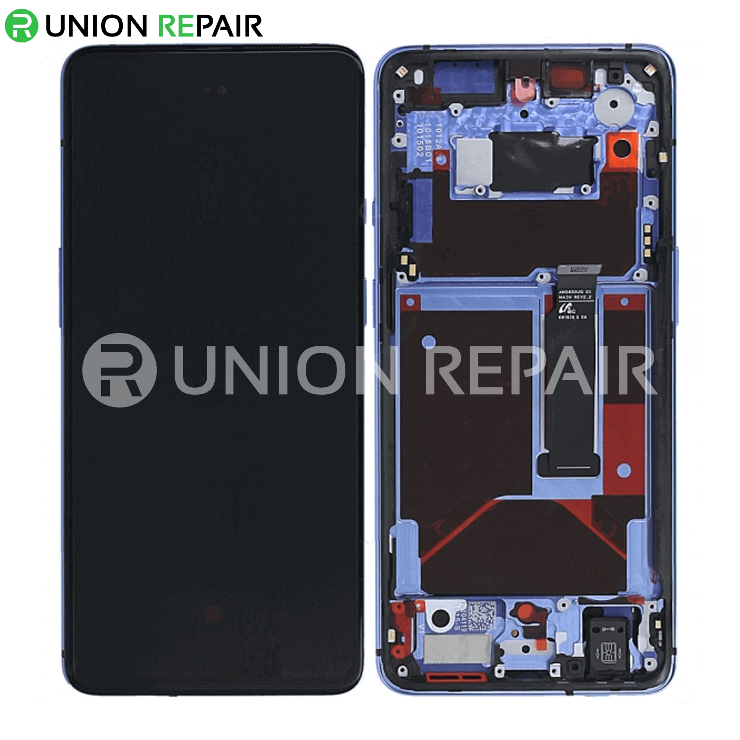Replacement for OnePlus 7T LCD Screen Digitizer Assembly with Frame - Glacier  Blue