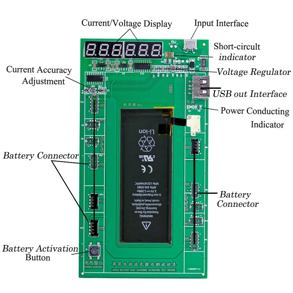 iPhone Battery Charger Activation Board Instruction