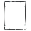 Replacement for iPad 3/4 Touch Screen Supporting Frame with Adhesive Black
