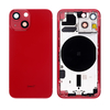 Replacement For iPhone 13 Mini Rear Housing with Frame - Red, Quality Grade: After Mafket, Verison : International Version 