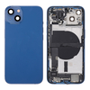 Replacement for iPhone 13 Back Cover Full Assembly - Blue, Condition: After Market, Version: International Version 