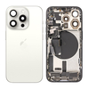 Replacement For iPhone 15 Pro Back Cover Full Assembly-White Titanium