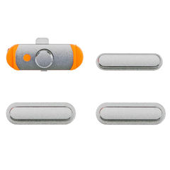Replacement for iPad mini 3/iPad Air Side Buttons Set Silver