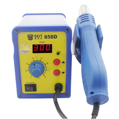 Single LED Displayer Leadfree Hot Air Gun with Helical Wind-Desolder Station-Hot Air # BST-858D