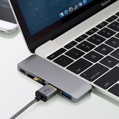 Netease USB-C to USB-C/USB 3.0 SD/MicroSD Multiport Adaptor