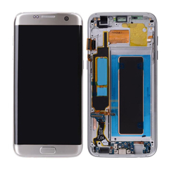 Replacement for Samsung Galaxy S7 Edge SM-G935 Series LCD Screen and Digitizer Assembly with Frame - Silver