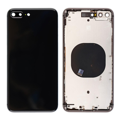 Replacement for iPhone 8 Plus Back Cover with Frame Assembly - Space Gray