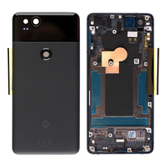 Replacement for Google Pixel 2 Battery Door with Rear Housing - Black