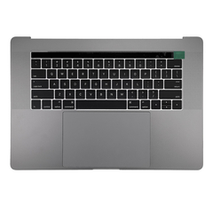 Space Gray Top Case with US English Keyboard for Macbook Pro 15" Touch A1707 (Late 2016-Mid 2017)