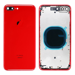 Replacement for iPhone 8 Plus Back Cover with Frame Assembly - Red