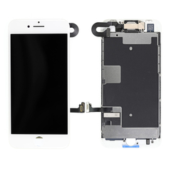 Replacement for iPhone 8/SE 2nd/3rd LCD Screen Full Assembly without Home Button - White