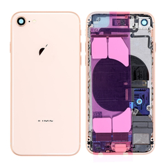 Replacement for iPhone 8 Back Cover Full Assembly - Rose