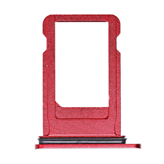 Replacement for iPhone 8 Plus SIM Card Tray with Waterproof Circle - Red