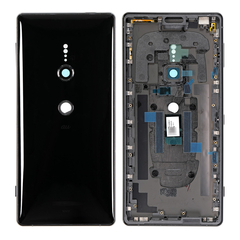 Replacement for Sony Xperia XZ2 Back Cover with Middle Frame - Liquid Black