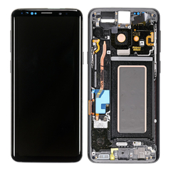 Replacement for Samsung Galaxy S9 SM-960 LCD Screen Digitizer Assembly with Frame - Black