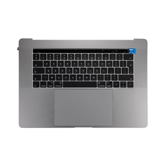 Space Gray Top Case with British English Keyboard for Macbook Pro 15" Touch A1707 (Late 2016-Mid 2017)