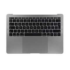 Space Gray Top Case with British English Keyboard for Macbook Pro 13" A1708 (Late 2016-Mid 2017)