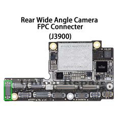 Replacement for iPhone XS MAX Rear Wide Angle Camera Connector Port Onboard