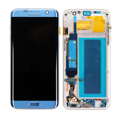 Replacement for Samsung Galaxy S7 Edge SM-G935 Series LCD Screen and Digitizer Assembly with Frame - Sapphire, Condition: After Market Selected