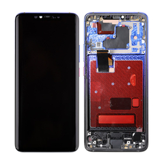 Replacement for Huawei Mate 20 Pro LCD Screen Digitizer Assembly with Frame - Twilight
