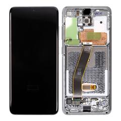 Replacement for Samsung Galaxy S20 LCD Screen Assembly with Frame - Black