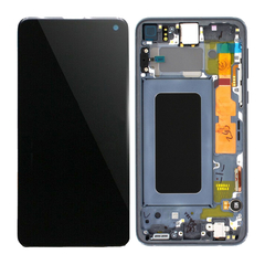 Replacement for Samsung Galaxy S10e LCD Screen Assembly with Frame - Blue