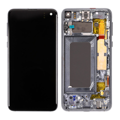Replacement for Samsung Galaxy S10e LCD Screen Assembly with Frame - Black