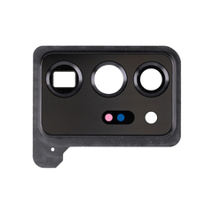 Replacement for Samsung Galaxy Note 20 Ultra Rear Camera Holder with Glass Lens - Mystic Black