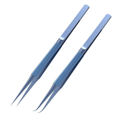 blueT Titanium Alloy 0.1mm Blue Tweezer for Precise Wire Jump