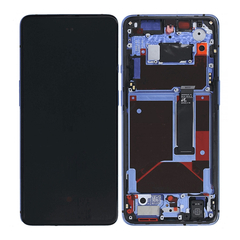 Replacement for OnePlus 7T LCD Screen Digitizer Assembly with Frame - Glacier Blue