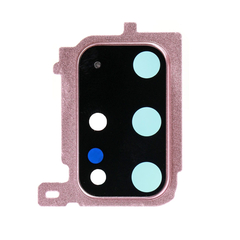 Replacement for Samsung Galaxy S20 Plus Rear Camera Holder with Lens - Cloud Pink
