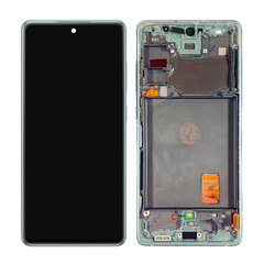 Replacement for Samsung Galaxy S20 FE 5G OLED Screen Assembly with Frame - Cloud Mint