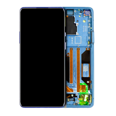 Replacement for OnePlus 8 Pro LCD Screen Digitizer Assembly with Frame - Ultramarine Blue