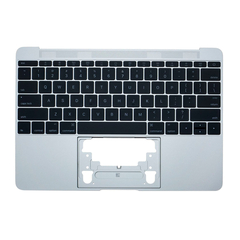 Silver Upper Case with Keyboard for MacBook Retina 12" A1534 (Early 2016 - Mid 2017)