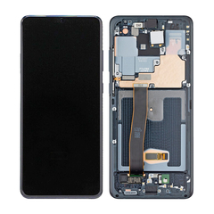 Replacement for Samsung Galaxy S20 Ultra OLED Screen Assembly With Frame - Black