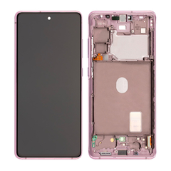 Replacement for Samsung Galaxy S20 FE 5G OLED Screen Assembly with Frame - Cloud Lavender