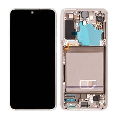 Replacement for Samsung Galaxy S21 OLED Screen Assembly with Frame - White