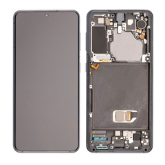 Replacement for Samsung Galaxy S21 OLED Screen Assembly with Frame - Grey