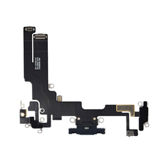Replacement for iPhone 14 USB Charging Flex Cable - Blue, Condition: After Market
