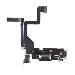 Replacement for iPhone 14 Pro USB Charging Flex Cable - Space Black, Condition: After Market