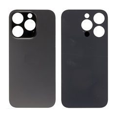 Replacement for iPhone 14 Pro Back Cover Glass - Space Black, Condition: After Market
