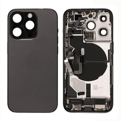 Replacement for iPhone 14 Pro Max Back Cover Full Assembly - Space Black, Version: International , Condition: After Market