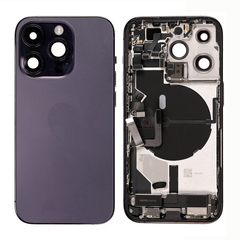 Replacement for iPhone 14 Pro Max Back Cover Full Assembly - Deep Purple, Version: International , Option: Original New