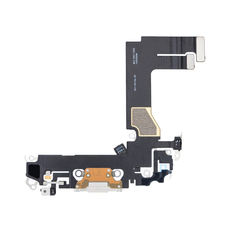 Replacement for iPhone 13 Mini USB Charging Flex Cable - Starlight, Condition: After Market