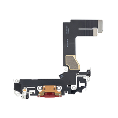 Replacement for iPhone 13 Mini USB Charging Flex Cable - Red, Condition: After Market