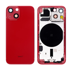 Replacement For iPhone 13 Mini Rear Housing with Frame - Red, Condition: After Mafket, Version: International Version 