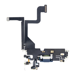 Replacement for iPhone 13 Pro USB Charging Flex Cable - Sierra Blue, Condition: After Market