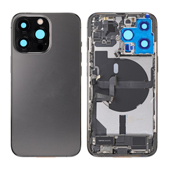 Replacement for iPhone 13 Pro Back Cover Full Assembly - Graphite, Condition: After Market, Verison : International Version