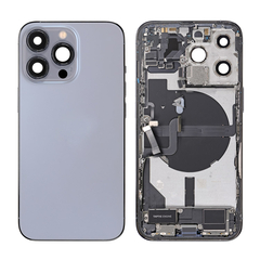 Replacement for iPhone 13 Pro Back Cover Full Assembly - Sierra Blue, Condition: After Market, Verison : International Version