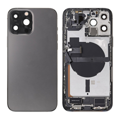 Replacement for iPhone 13 Pro Max Back Cover Full Assembly - Graphite, Condition: After Market, Version: International Version